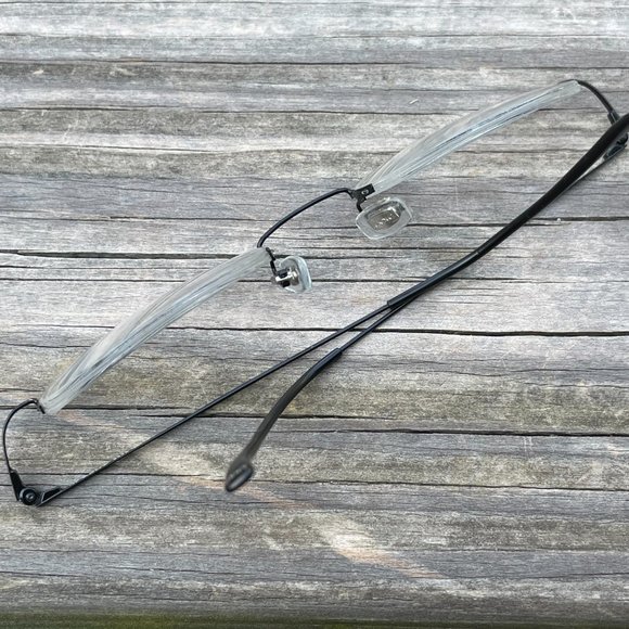 DKNY Glasses Frame Made in Italy Black Metal Glass - Picture 4 of 11